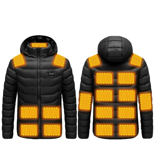 Veste Chauffante Électrique pour Hiver | 17 Zones de Chauffage et Design Confortable