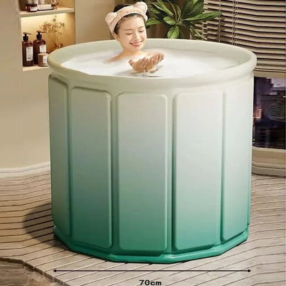 Baignoire Portable Pliable pour Adultes | Spa Relaxant à Domicile et en Voyage
