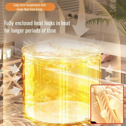 Baignoire Portable Pliable pour Adultes | Spa Relaxant à Domicile et en Voyage
