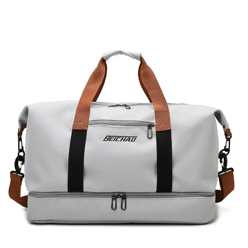 Sac de Sport Portable avec Compartiment à Chaussures | Durable et Pratique pour le Voyage