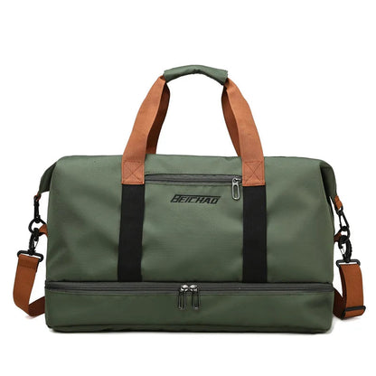 Sac de Sport Portable avec Compartiment à Chaussures | Durable et Pratique pour le Voyage