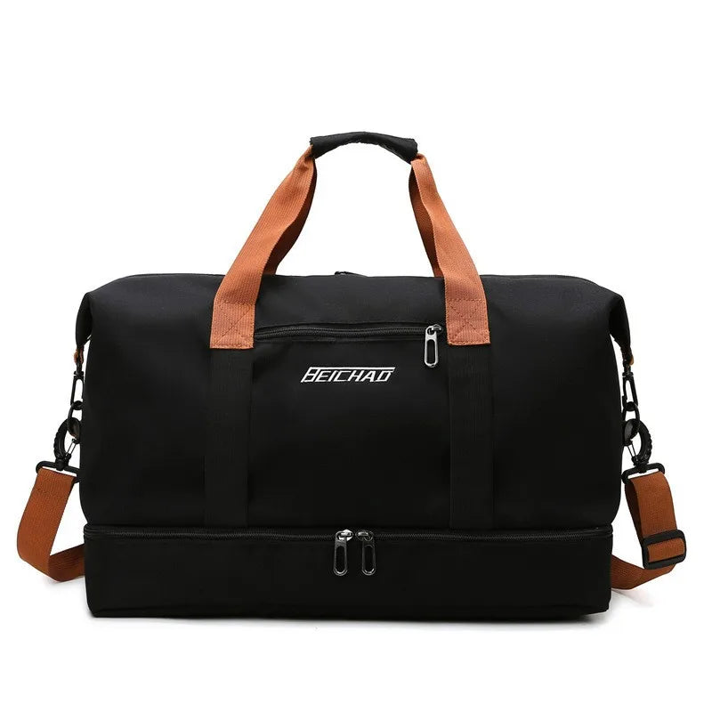 Sac de Sport Portable avec Compartiment à Chaussures | Durable et Pratique pour le Voyage
