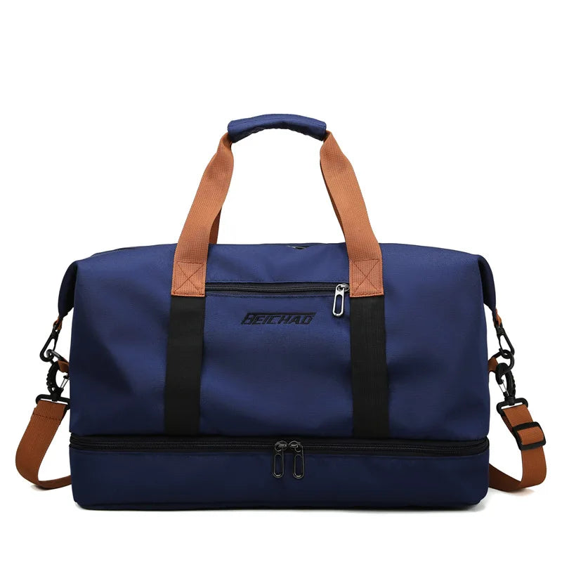 Sac de Sport Portable avec Compartiment à Chaussures | Durable et Pratique pour le Voyage