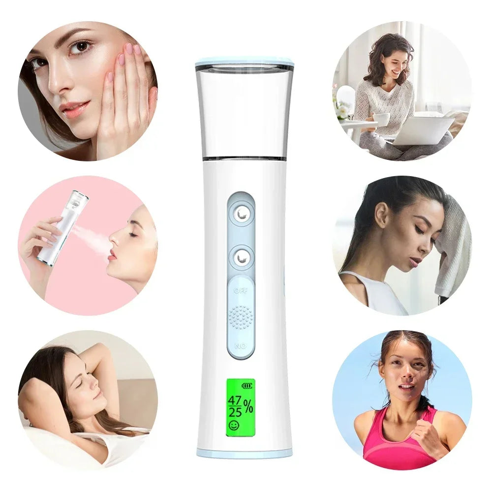 Vaporisateur Facial Portable | Hydratation Instantanée et Éclat Naturel
