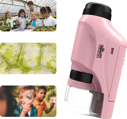 Microscope Portable 60x-120x | Jouet Éducatif avec Lumière LED
