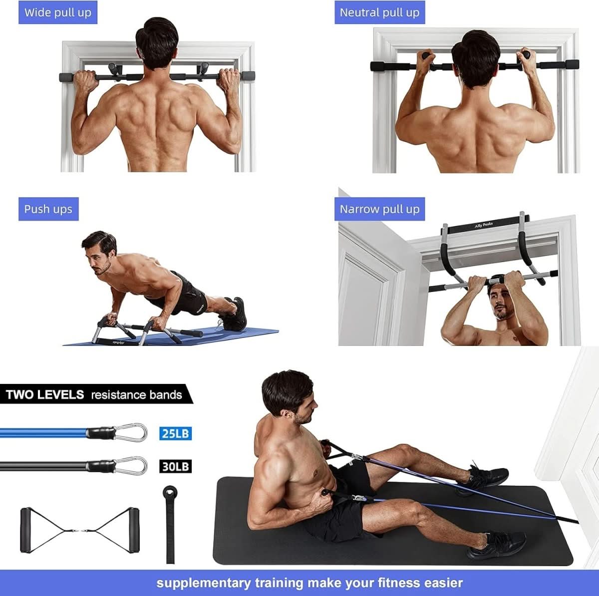Barre de Traction pour Porte | Acier Renforcé et Installation Facile