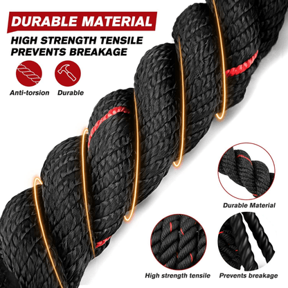 Corde à Sauter Lestée pour Fitness | Ajustable et Idéale pour Brûler des Graisses