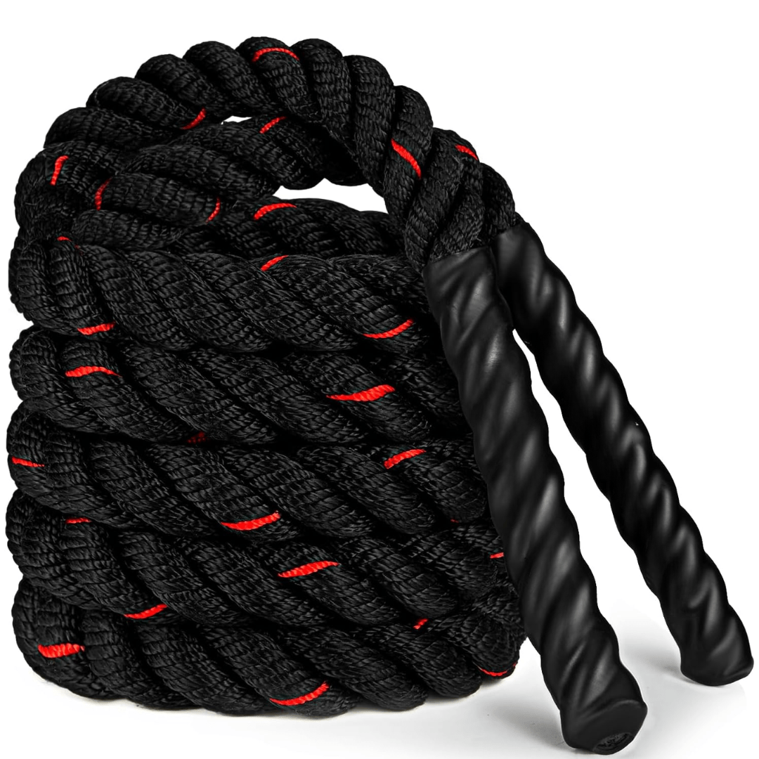 Corde à Sauter Lestée pour Fitness | Ajustable et Idéale pour Brûler des Graisses