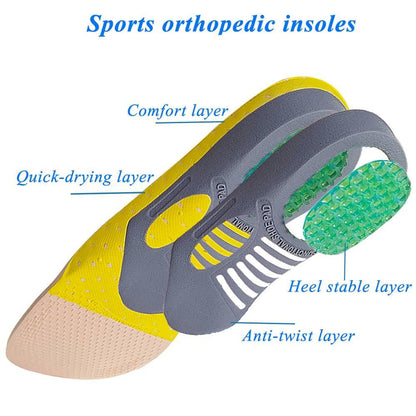 Semelles Orthopédiques en Gel | Confort et Soutien pour Pieds Plats