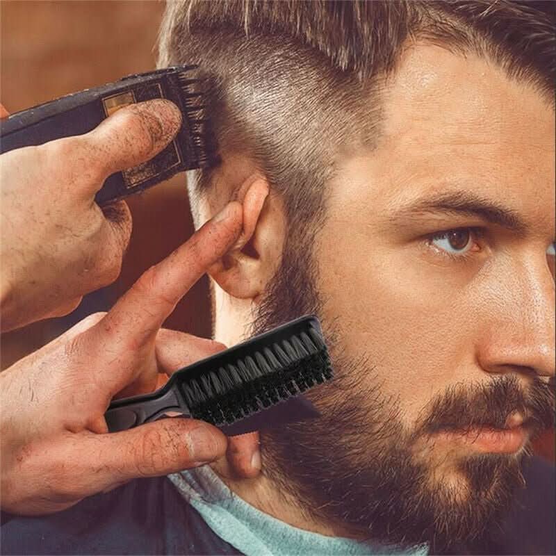 Brosse à Barbe et Cheveux Premium | Finition Lisse et Antistatique