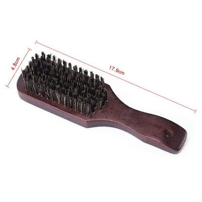 Brosse à Barbe et Cheveux Premium | Finition Lisse et Antistatique