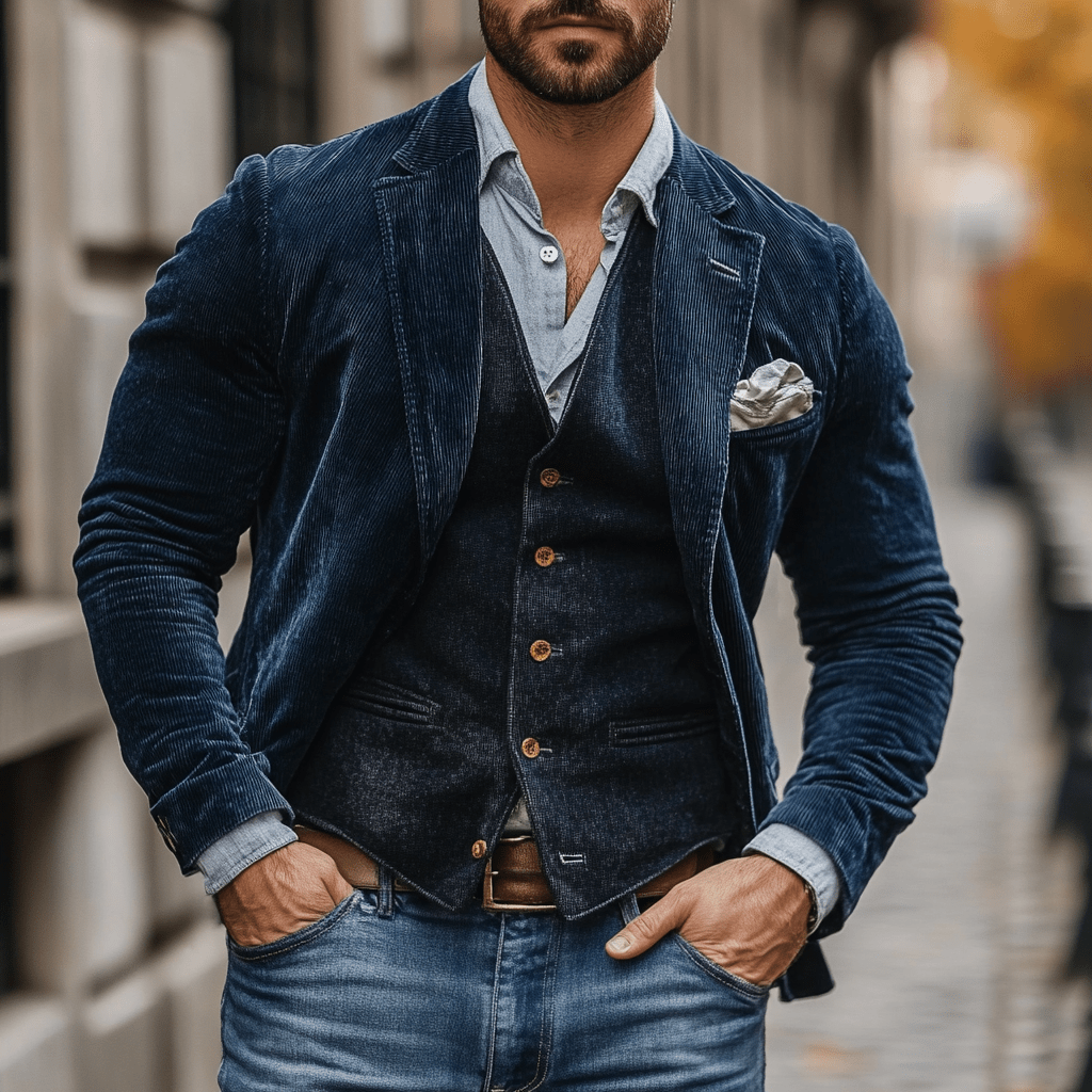 Ensemble Blazer et Gilet Sophistiqué | Style Épuré pour Chaque Occasion
