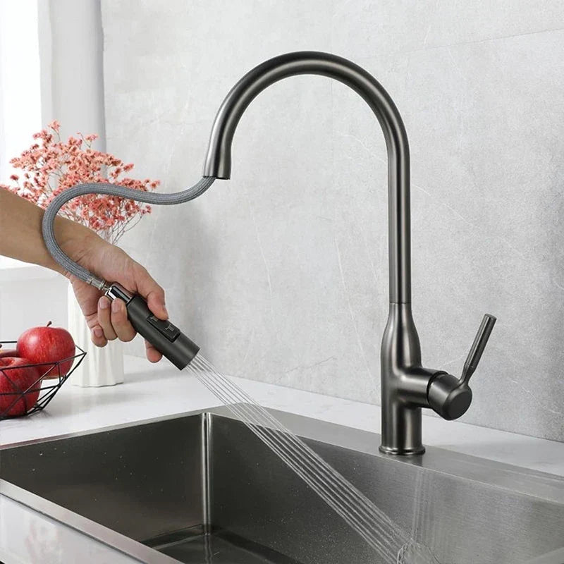 Robinet de Cuisine avec Douchette Extractible | Design Élégant et Installation Facile
