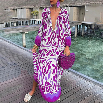 Robe d'Été Boho pour Femmes | Confort et Style avec Polyester Doux