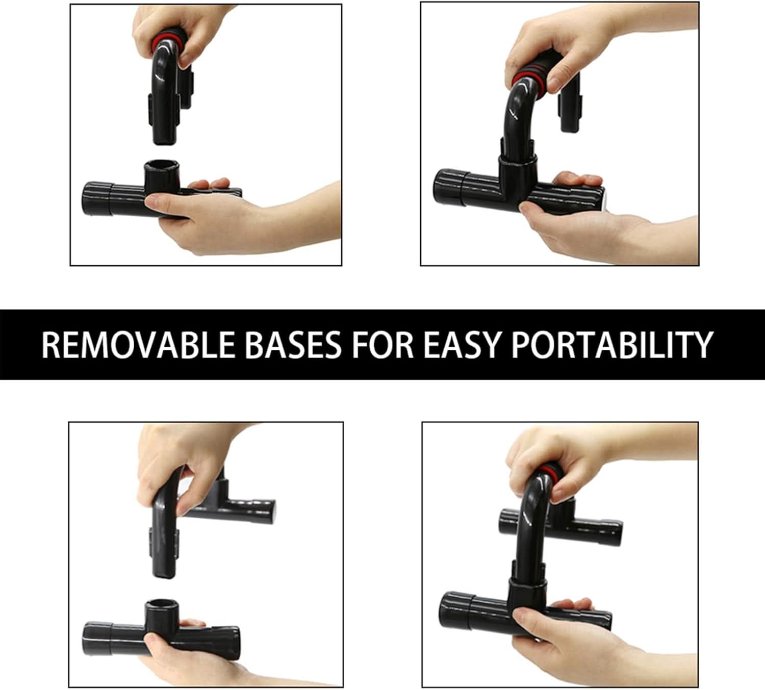 Barres de Pompes Antidérapantes | Entraînement Stable et Ergonomique