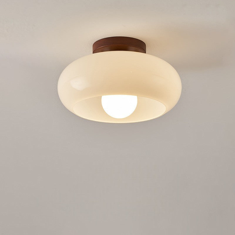 Lampe de Plafond Bauhaus Crème | Design Minimaliste et Élégant