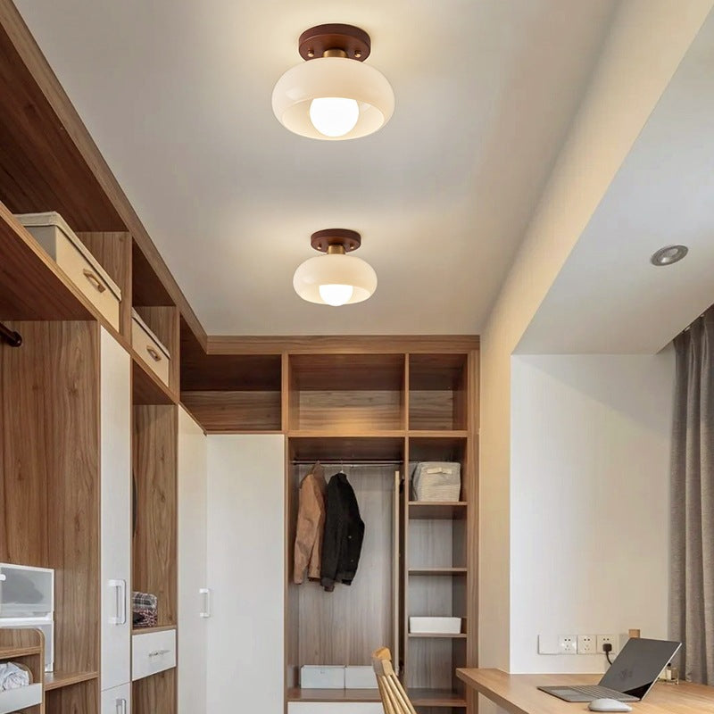 Lampe de Plafond Bauhaus Crème | Design Minimaliste et Élégant