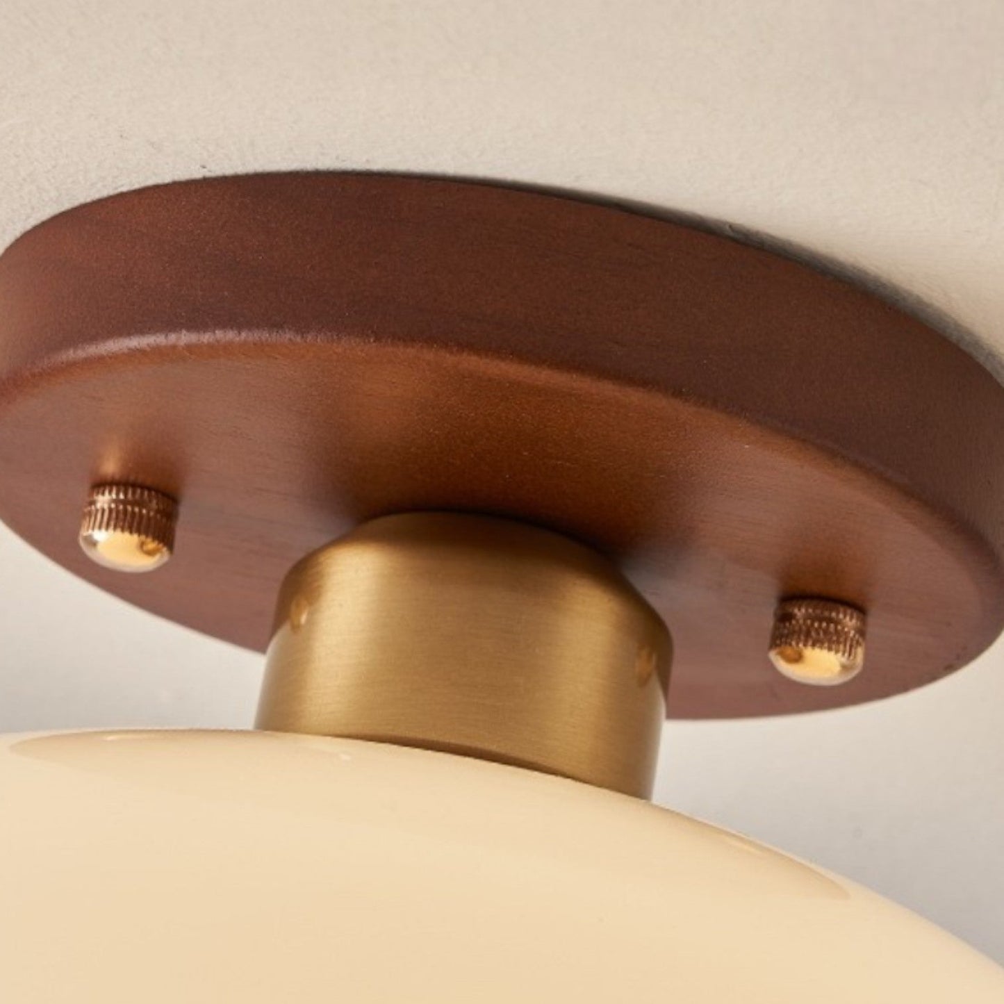Lampe de Plafond Bauhaus Crème | Design Minimaliste et Élégant