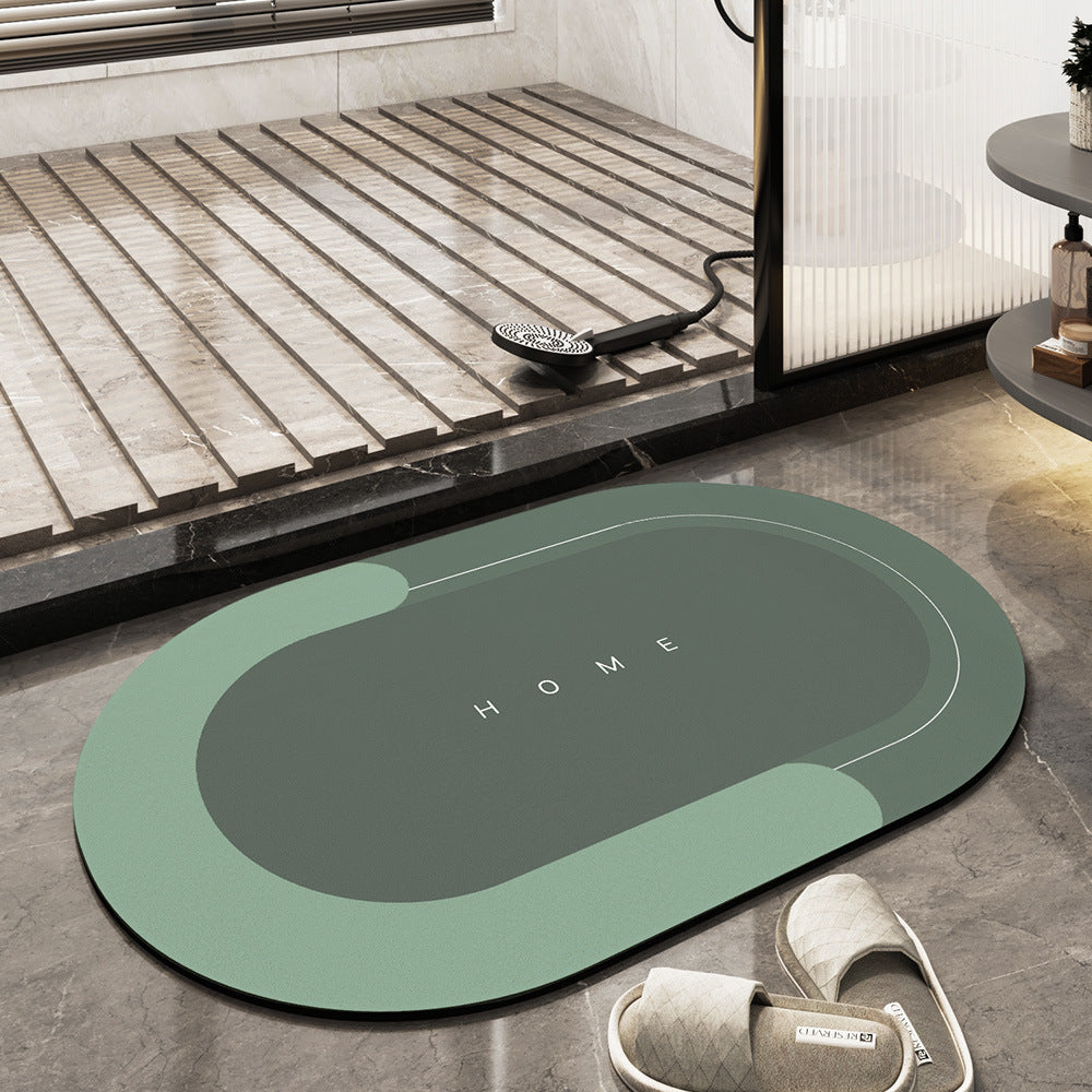 Tapis de Bain Absorbant et Séchant Rapidement | Confort Moelleux et Entretien Facile