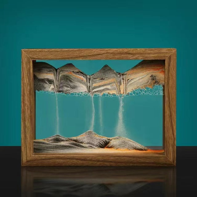 Décoration Murale en Sable 3D | Artisanat Rotatif et Élégant