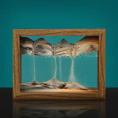 Décoration Murale en Sable 3D | Artisanat Rotatif et Élégant