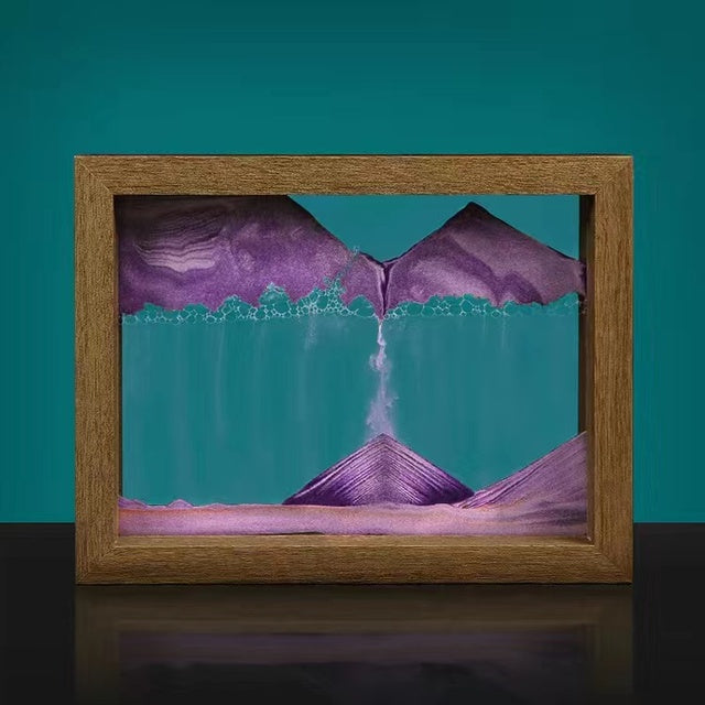 Décoration Murale en Sable 3D | Artisanat Rotatif et Élégant