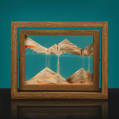 Décoration Murale en Sable 3D | Artisanat Rotatif et Élégant