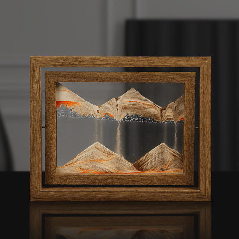 Décoration Murale en Sable 3D | Artisanat Rotatif et Élégant