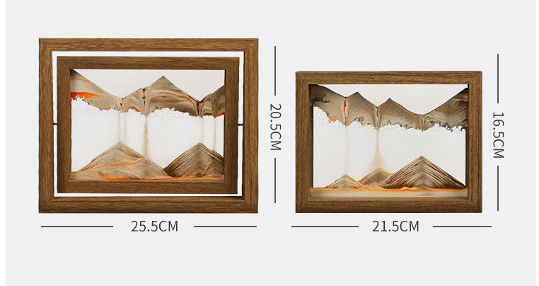 Décoration Murale en Sable 3D | Artisanat Rotatif et Élégant