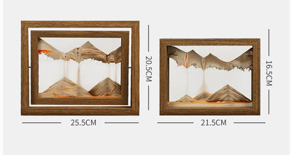 Décoration Murale en Sable 3D | Artisanat Rotatif et Élégant