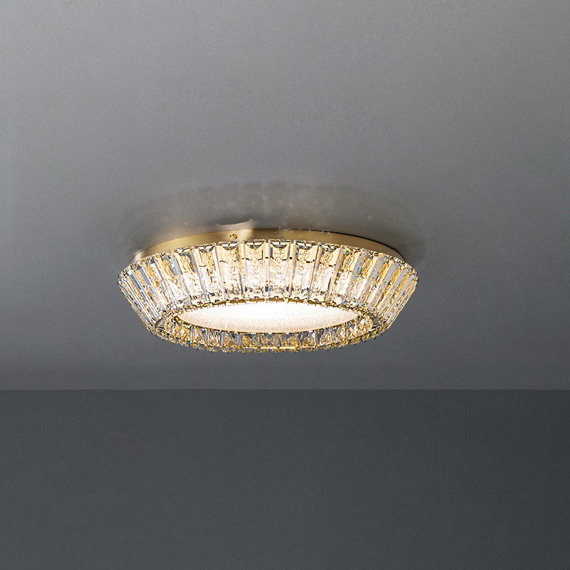 Plafonnier en Cristal K9 | Éclairage Élégant et Changeant