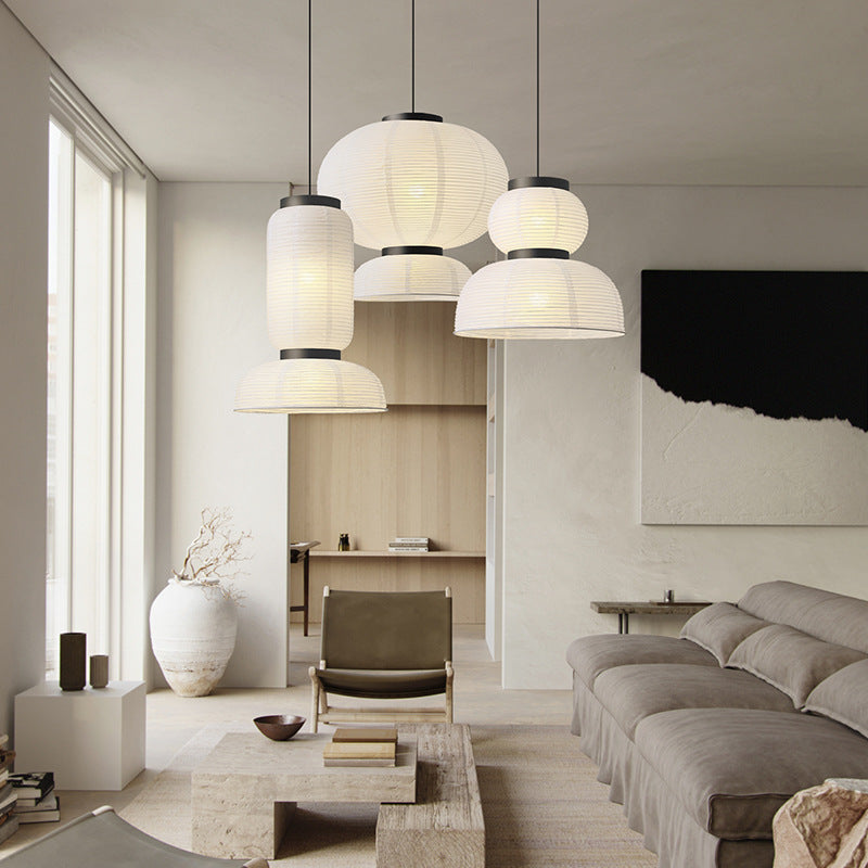 Lampe Pendante Wabi Sabi Japonaise | Design Artisanale et Éclairage Chaleureux