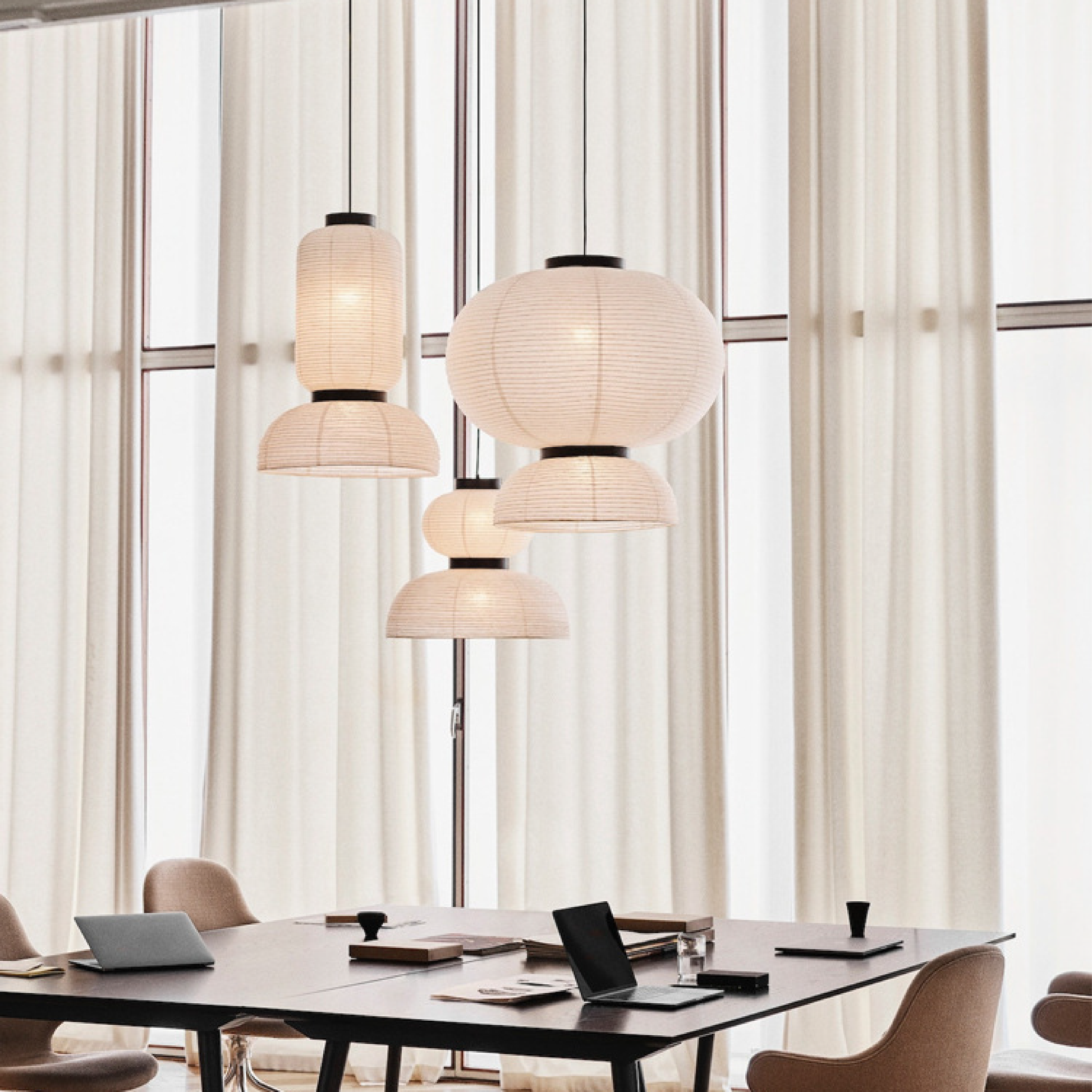 Lampe Pendante Wabi Sabi Japonaise | Design Artisanale et Éclairage Chaleureux