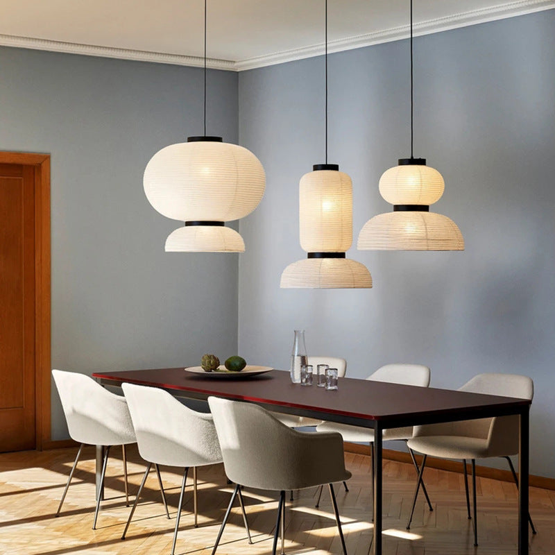 Lampe Pendante Wabi Sabi Japonaise | Design Artisanale et Éclairage Chaleureux