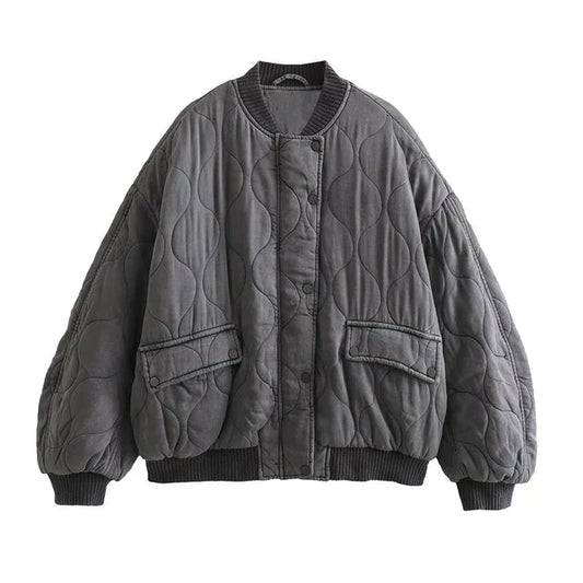 Veste Puffer d'Hiver pour Femmes | Coupe Ample et Style Moderne