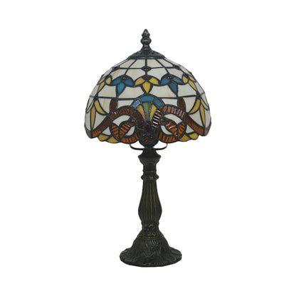 Lampe Tiffany Authentique en Verre Coloré | Lueur Chaleureuse et Élégante pour Intérieur