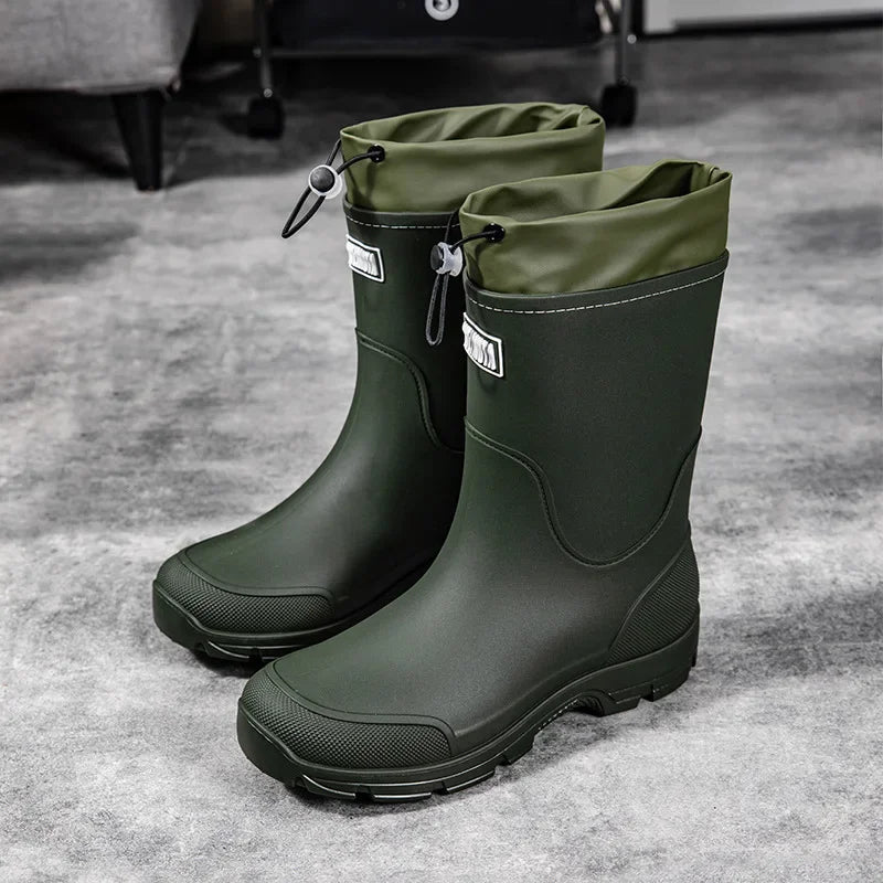Bottes de Pluie Mi-mollet pour Femmes | Légères et Imperméables avec Adhérence