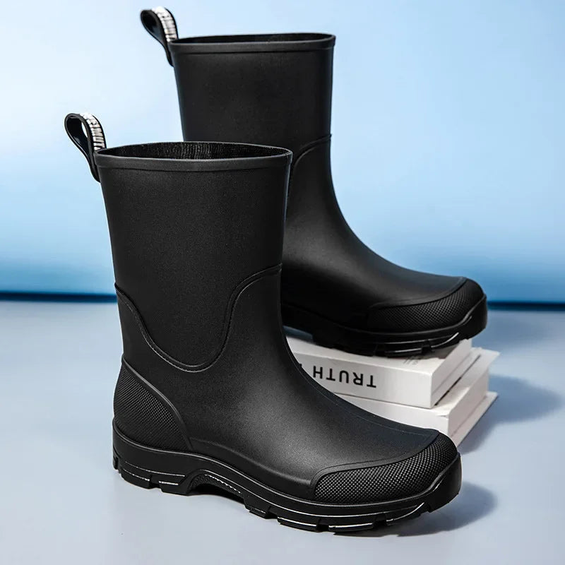 Bottes de Pluie Mi-mollet pour Femmes | Légères et Imperméables avec Adhérence
