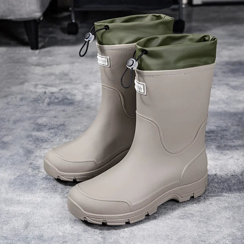 Bottes de Pluie Mi-mollet pour Femmes | Légères et Imperméables avec Adhérence