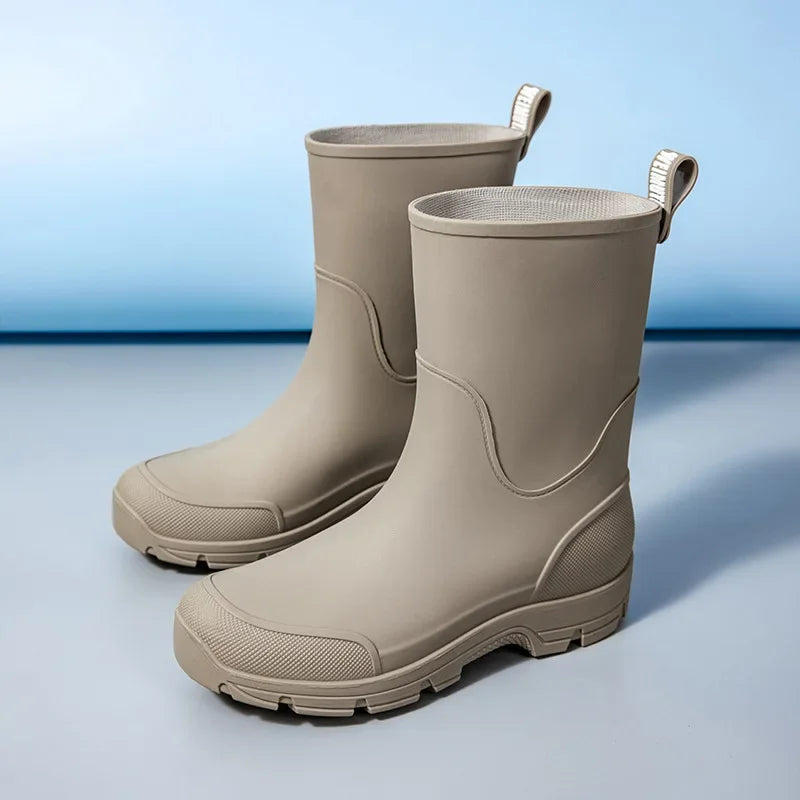 Bottes de Pluie Mi-mollet pour Femmes | Légères et Imperméables avec Adhérence