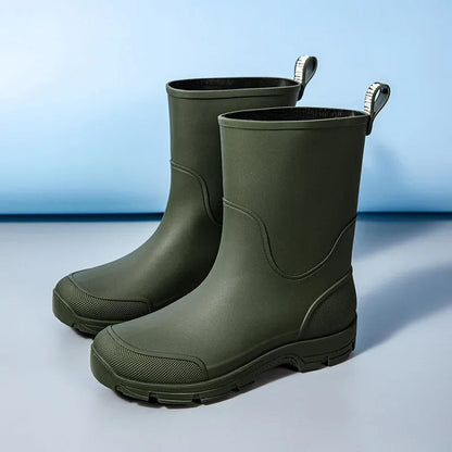 Bottes de Pluie Mi-mollet pour Femmes | Légères et Imperméables avec Adhérence