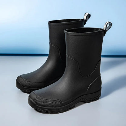 Bottes de Pluie Mi-mollet pour Femmes | Légères et Imperméables avec Adhérence