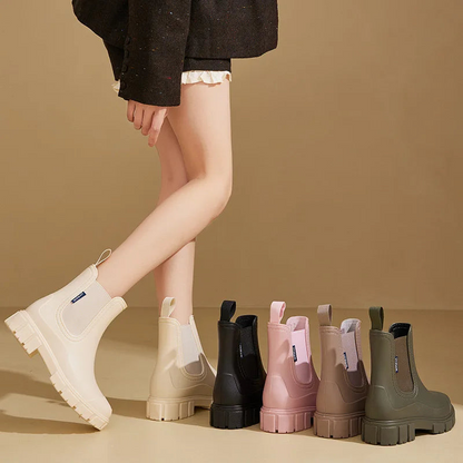 Bottes de Pluie Chelsea Femme | Design Élégant et Imperméable