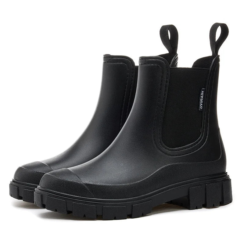 Bottes de Pluie Chelsea Femme | Design Élégant et Imperméable