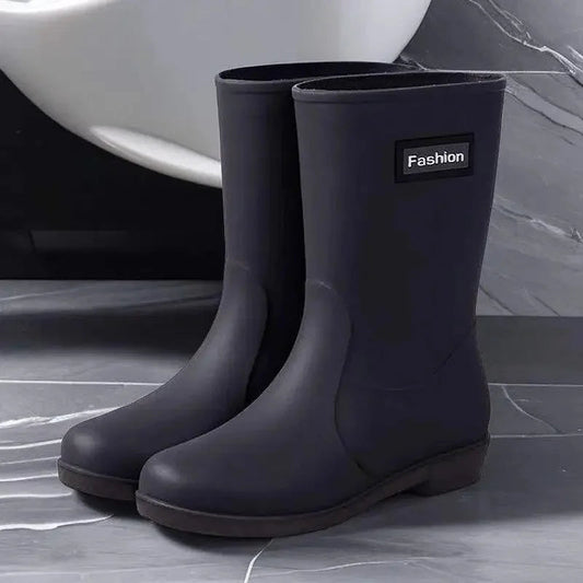 Bottes de Pluie Mi-Mollet pour Femmes | Imperméables et Antidérapantes