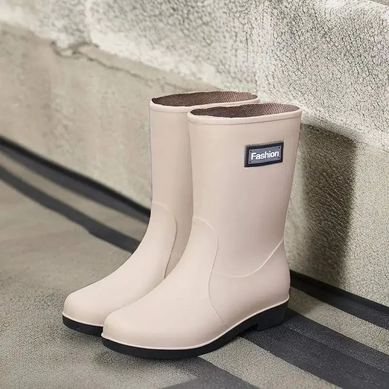 Bottes de Pluie Mi-Mollet pour Femmes | Imperméables et Antidérapantes