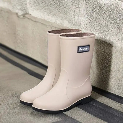 Bottes de Pluie Mi-Mollet pour Femmes | Imperméables et Antidérapantes