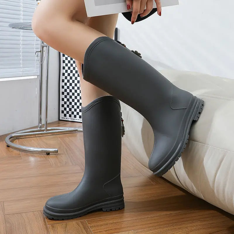 Bottes de Pluie d'Hiver pour Femmes | Imperméables et Confortables par Temps Humide