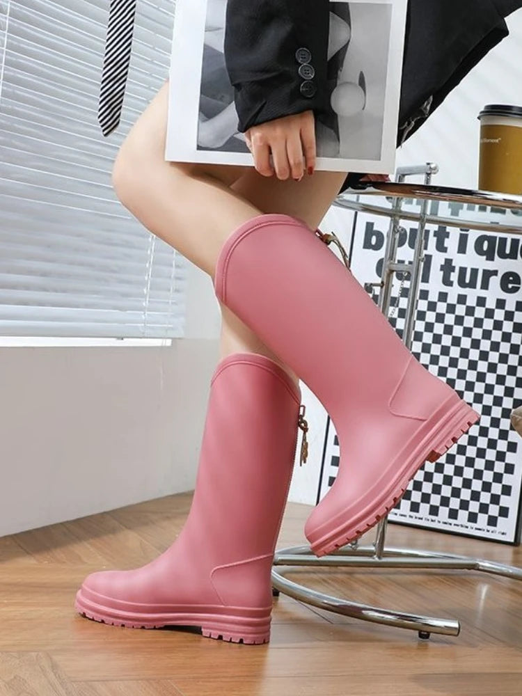 Bottes de Pluie d'Hiver pour Femmes | Imperméables et Confortables par Temps Humide