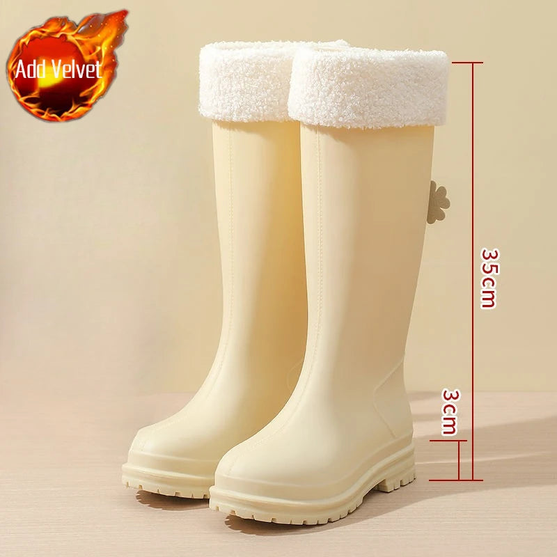 Bottes de Pluie d'Hiver pour Femmes | Imperméables et Confortables par Temps Humide